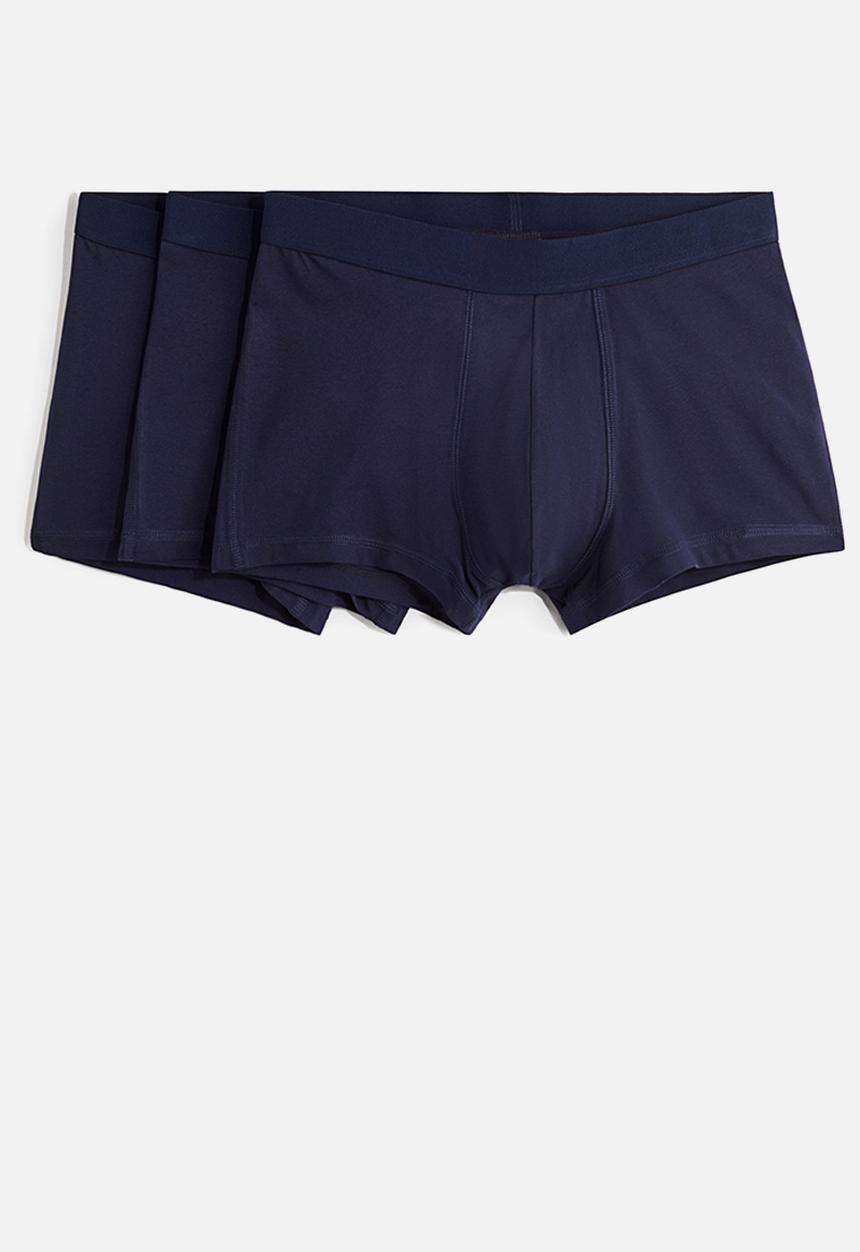 H&M - 3-Pack short trunks with lycra® - navy blue 
