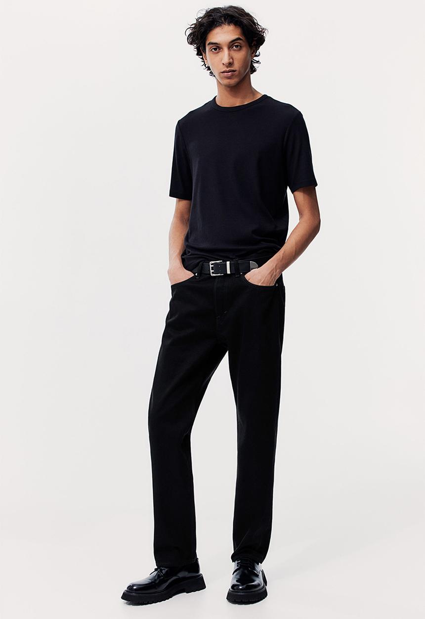 H&M - Relaxed jeans - black