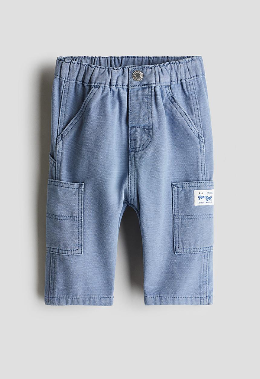 H&M - Patch pocket jeans - blue