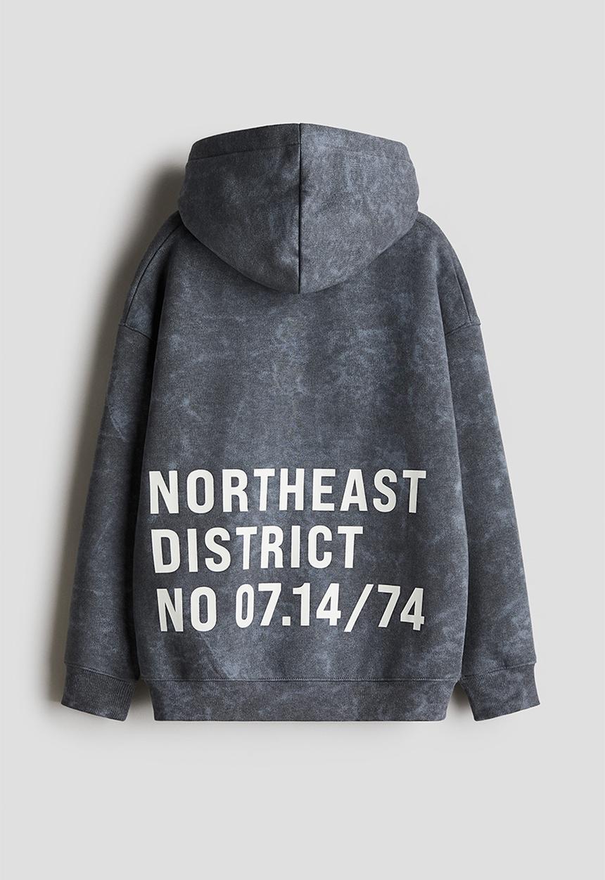 H&M - Hoodie - grey northeast 