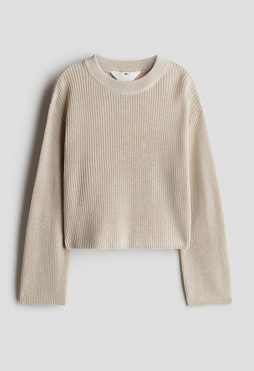 H&M - Boxy jumper - beige
