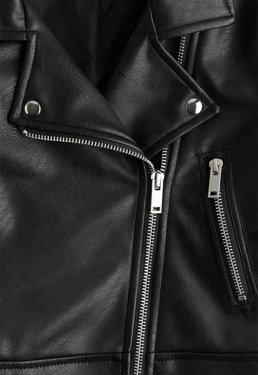 H&M - Biker jacket - black