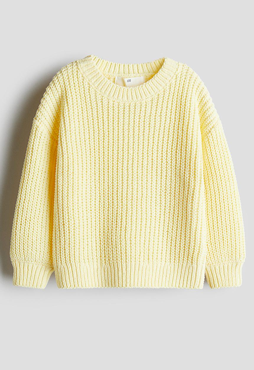H&M - Chenille-knit jumper - yellow