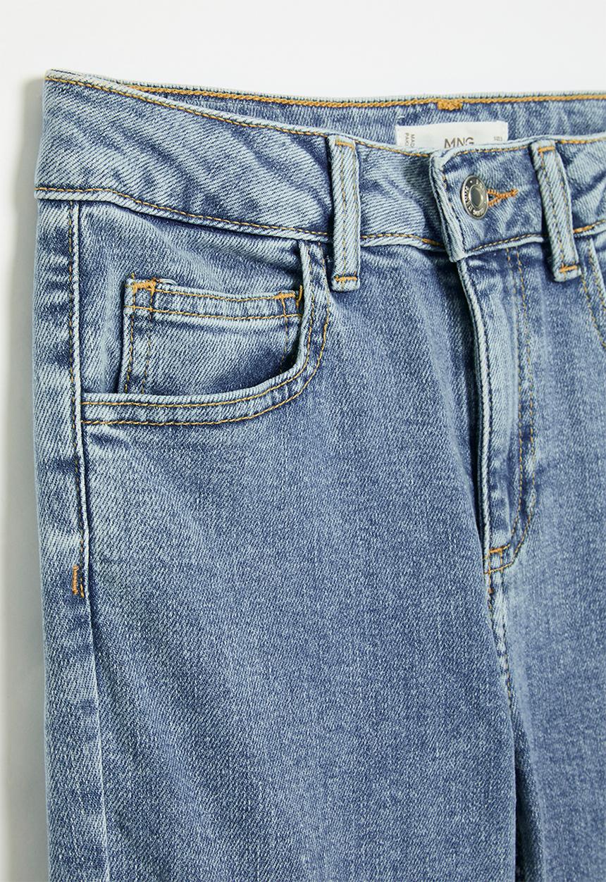 MANGO - Jeans cargo - open blue