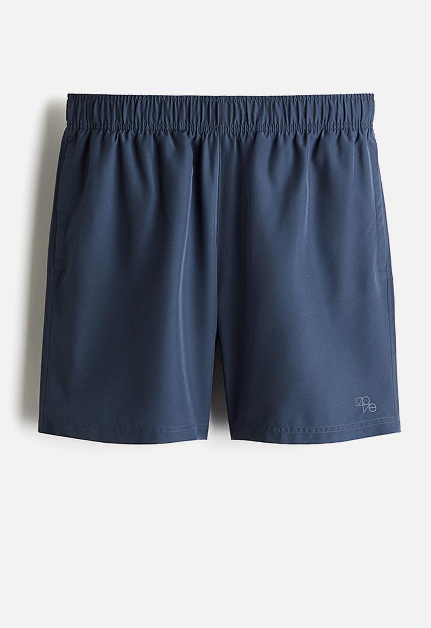 H&M - Mid-length sports shorts with drymove™ - navy blue