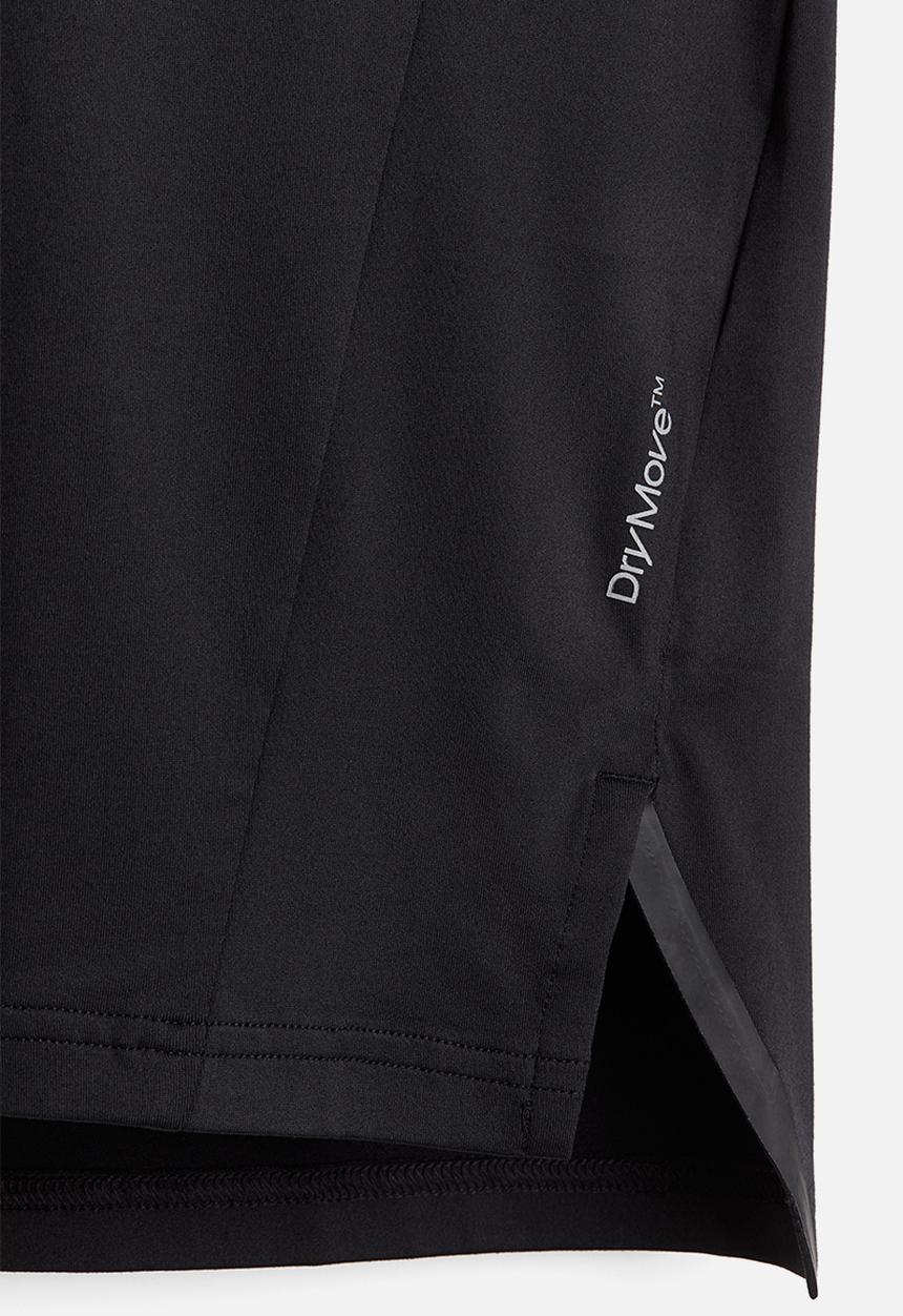 H&M - Regular fit sports top with drymove™ - black