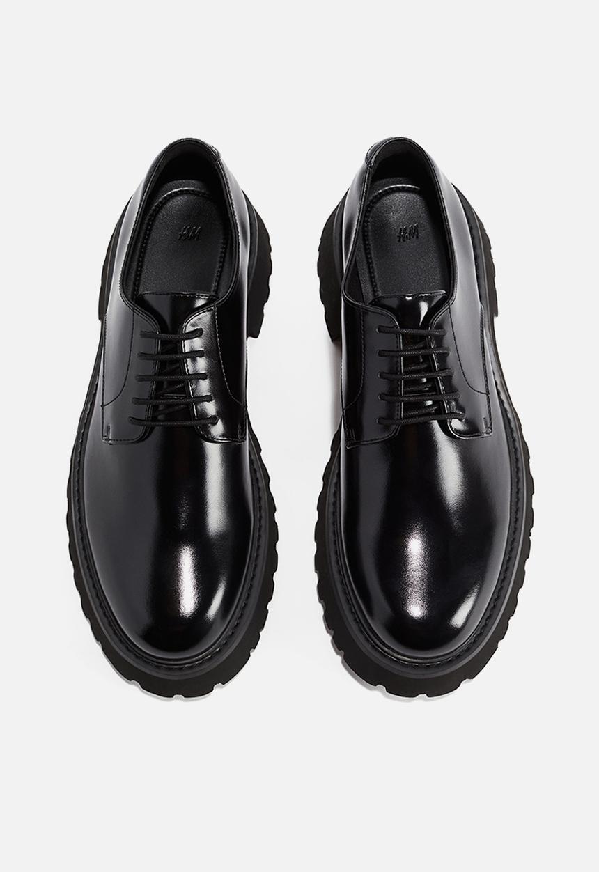 H&M - Chunky derby shoes - black