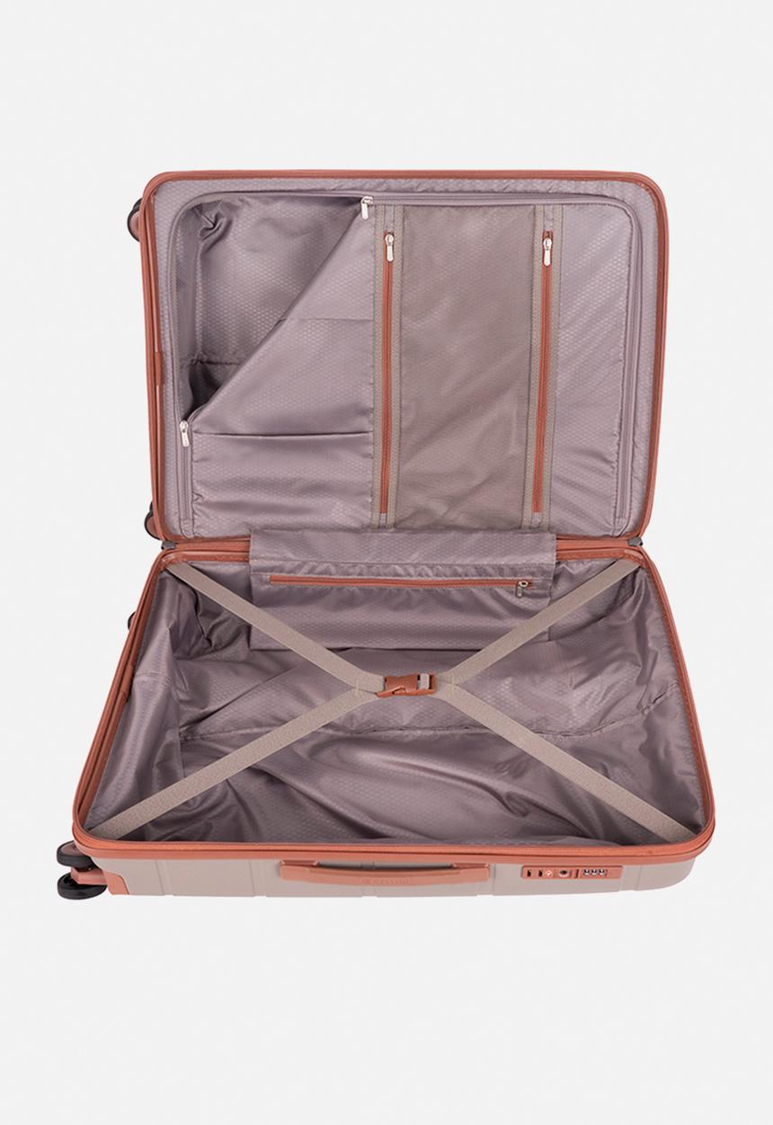 Cellini - Monte Carlo Trolley Case - Milk & Tan