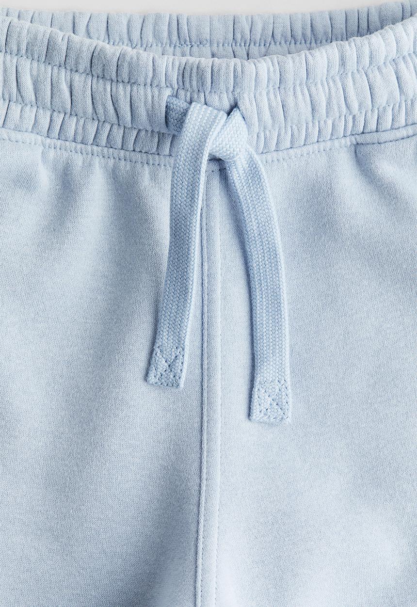 H&M - Cotton sweatshirt joggers - light blue