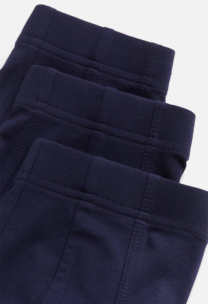 H&M - 3-Pack short cotton trunks - navy blue