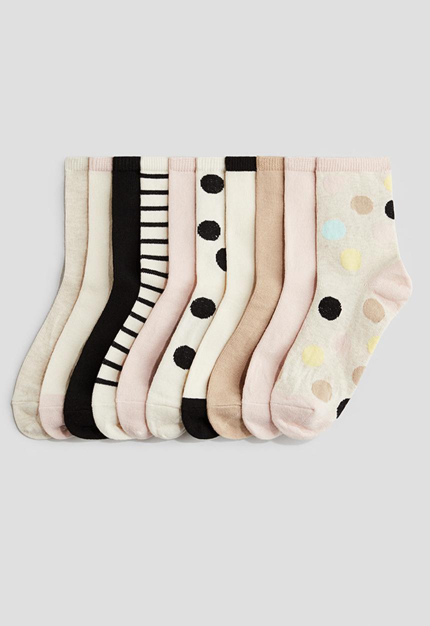 H&M - 10-pack socks - multi 