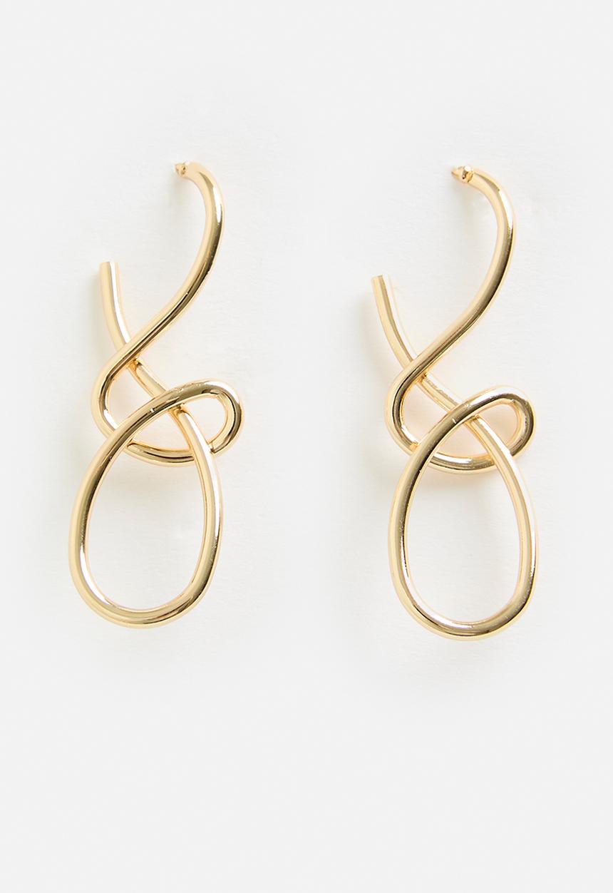 Tessa Design - Amelia twisted earring - gold