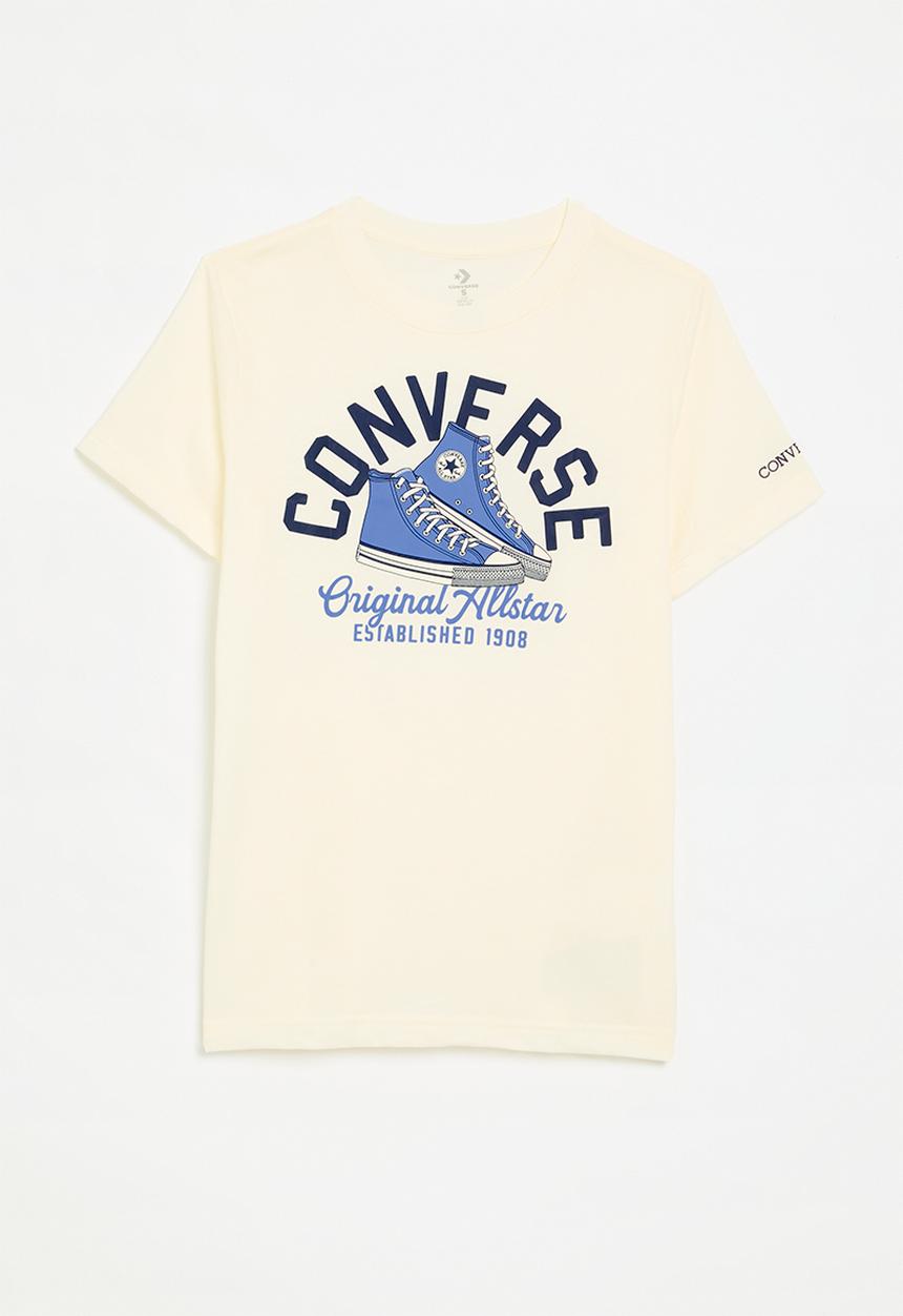 Converse - Converse retro remix sneaker arc tee - egret