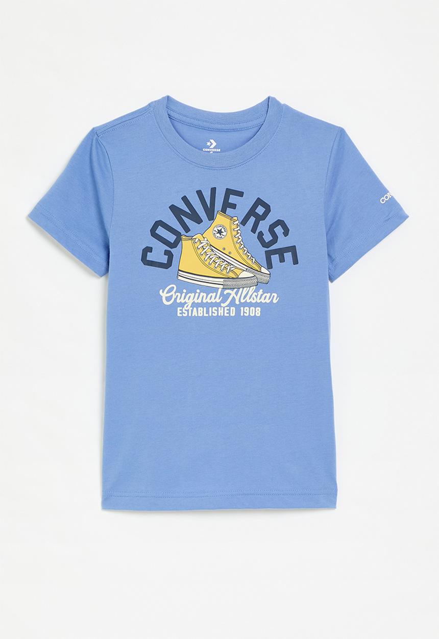 Converse - Converse retro remix sneaker arc tee - open sky1