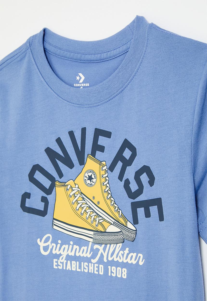 Converse - Converse retro remix sneaker arc tee - open sky1