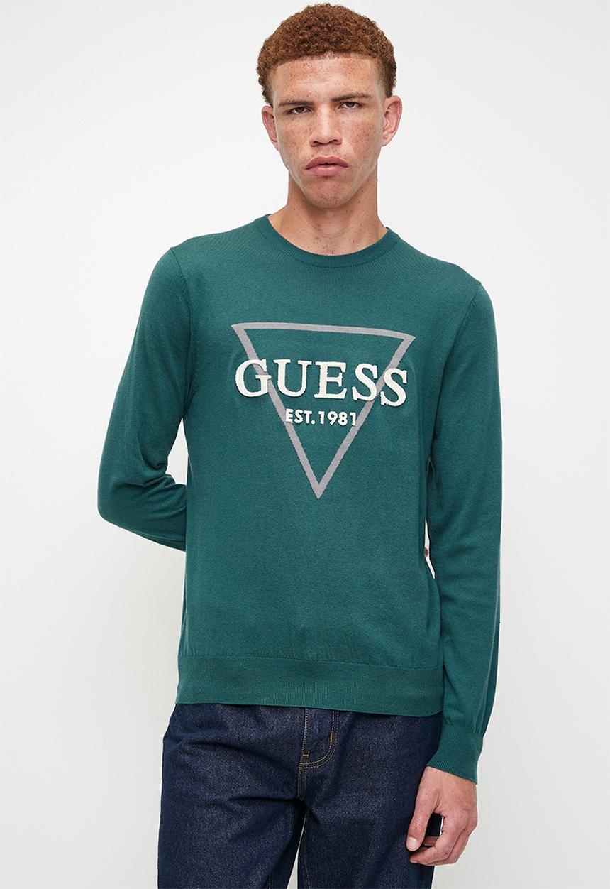 GUESS - Fabian cn logo swtr - true teal
