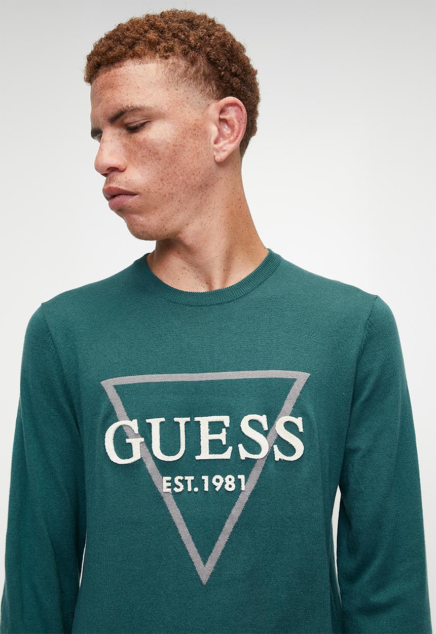 GUESS - Fabian cn logo swtr - true teal