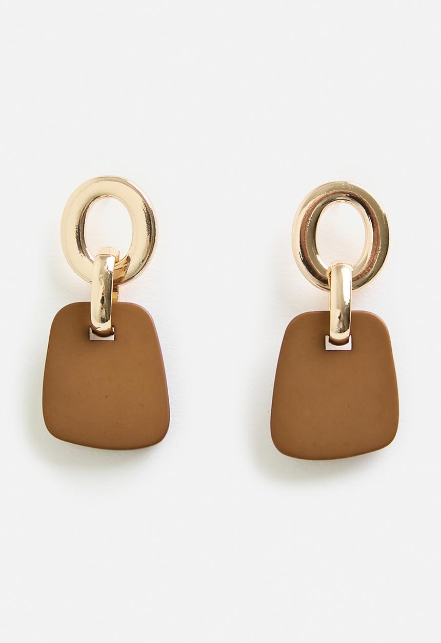 Tessa Design - Lucia disk earring - gold