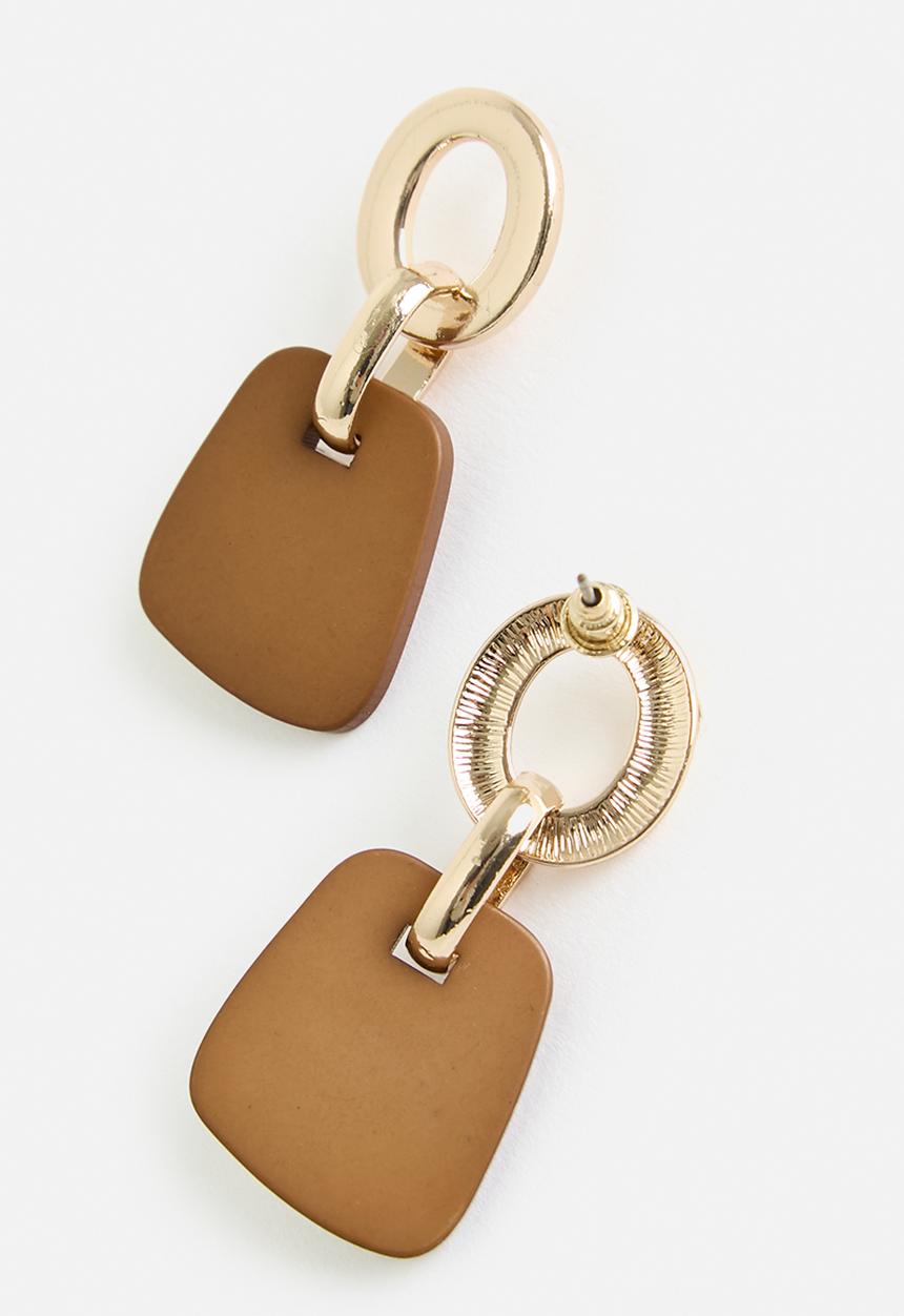 Tessa Design - Lucia disk earring - gold