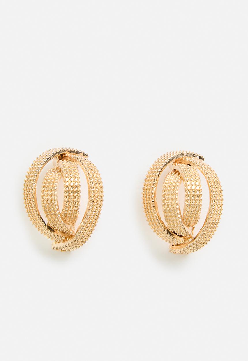 Tessa Design - Camilla folded earring - gold