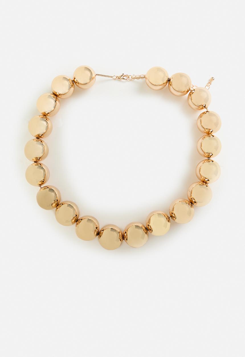 Tessa Design - Anna ball necklace - gold