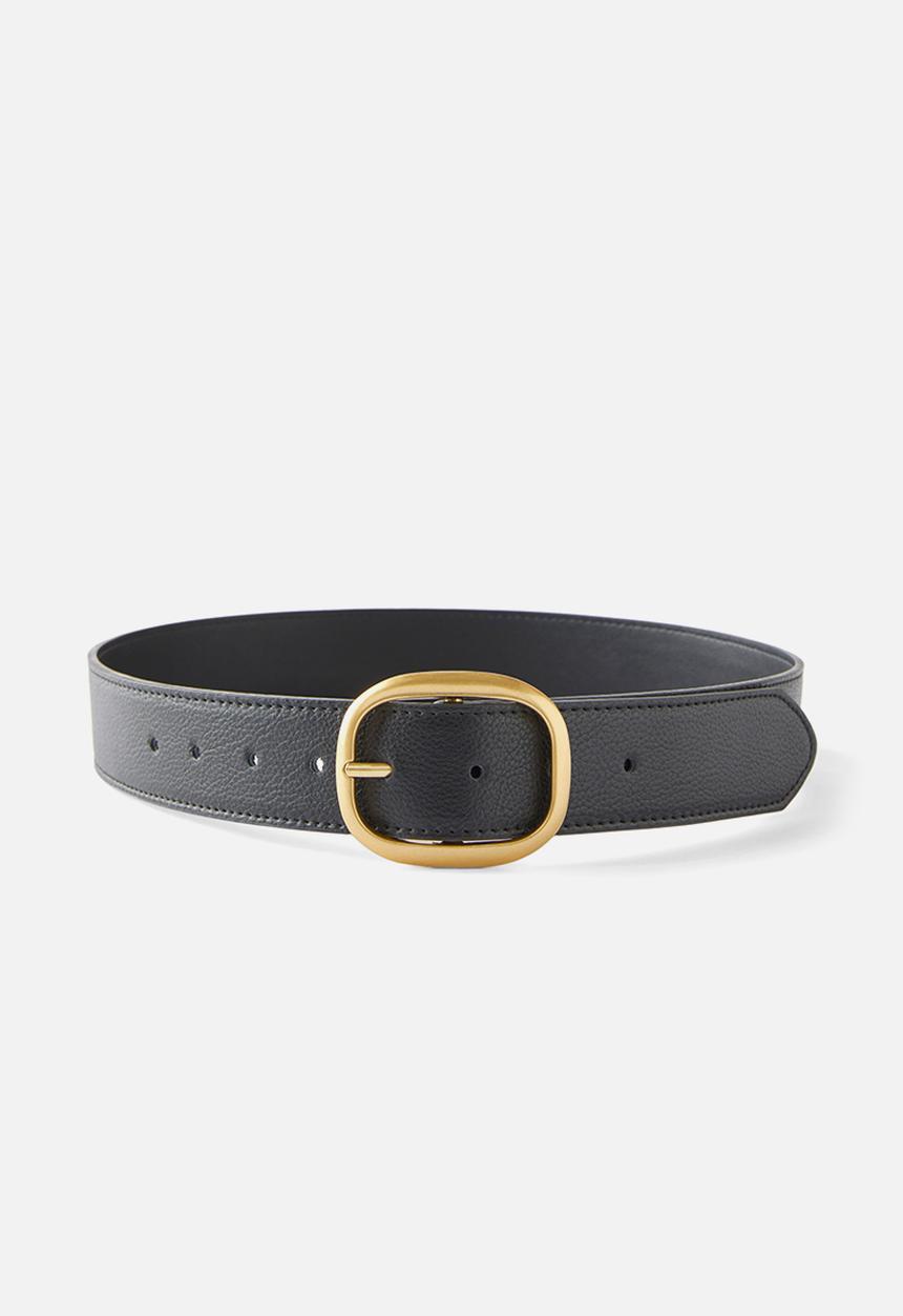 Rubi - Sadie classic saddle belt - black/gold