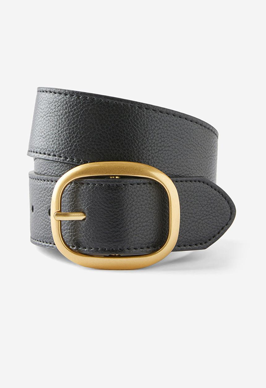 Rubi - Sadie classic saddle belt - black/gold