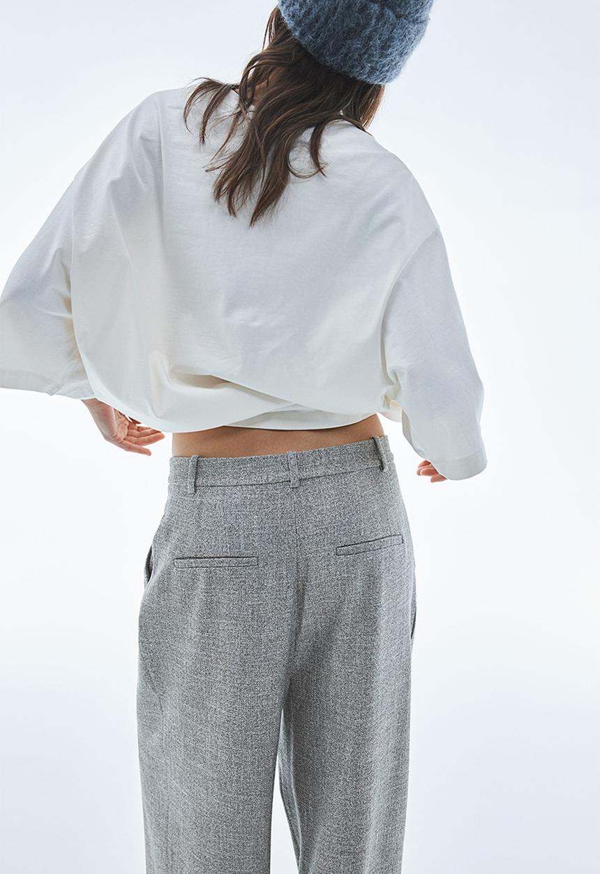 H&M - Wide trousers - grey marl