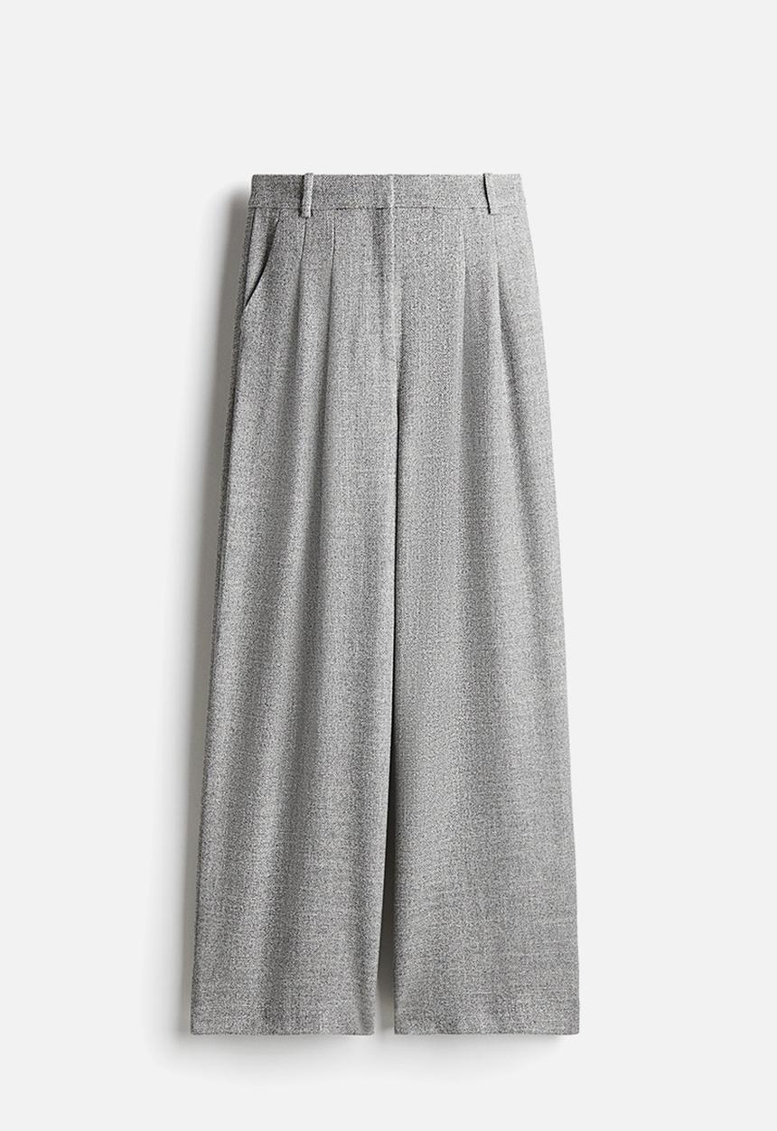 H&M - Wide trousers - grey marl