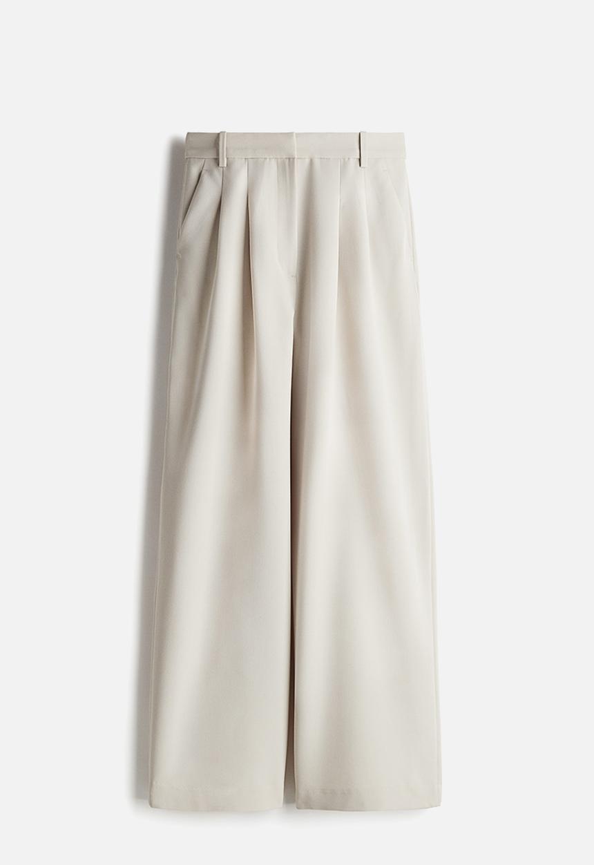 H&M - Wide trousers - light mole