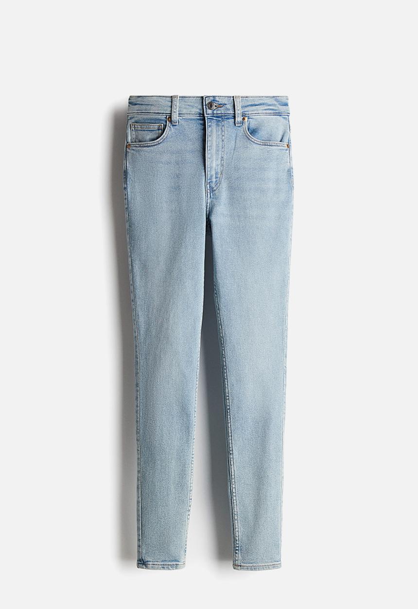 H&M - Skinny high jeans - light denim blue