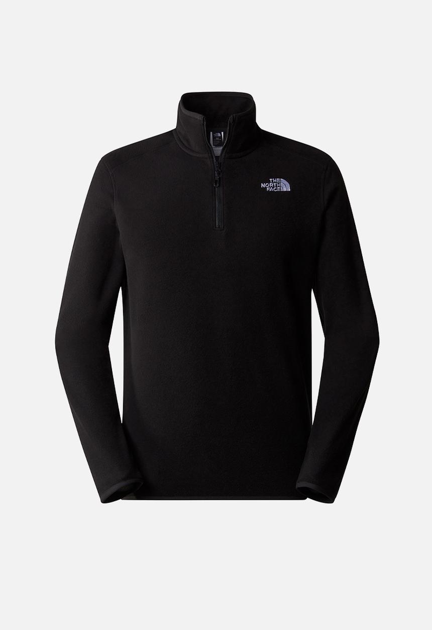The North Face - 100 Glacier 1/4 Zip - Eu - TNF Black-NPF