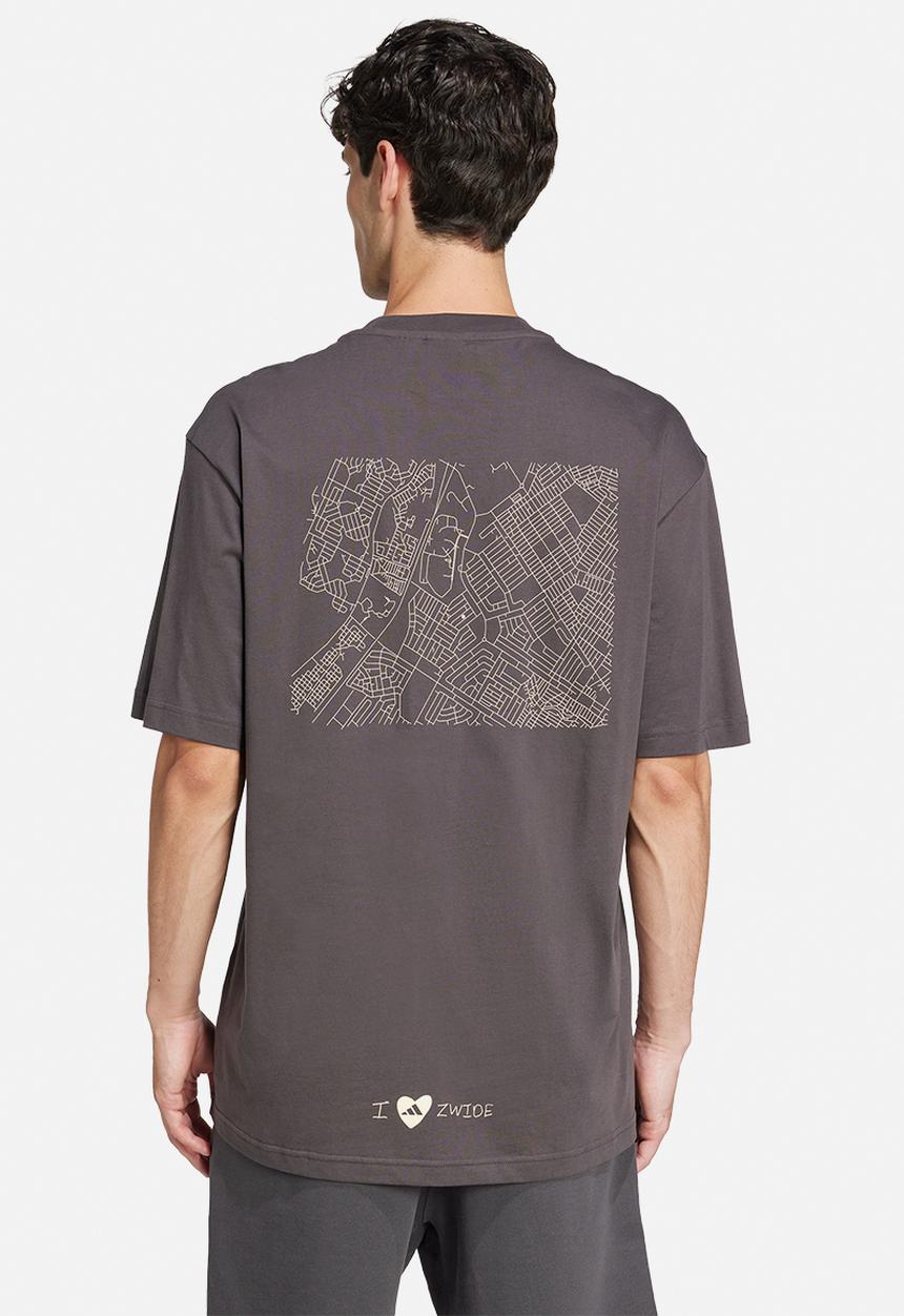 adidas Performance - Graphic Tee - Utility Black