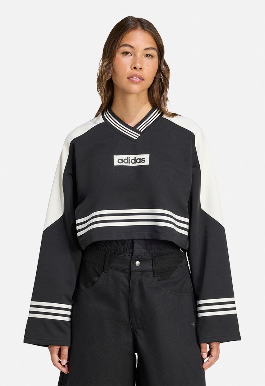 adidas Originals - Crew Sweatshirt - Black/Off White