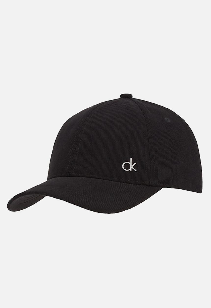 Calvin Klein - Corduroy cotton cap - pvh black