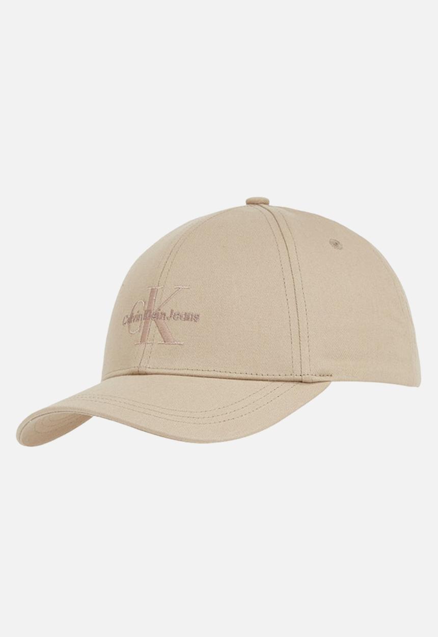 Calvin Klein - Mono logo embro cap - crockery