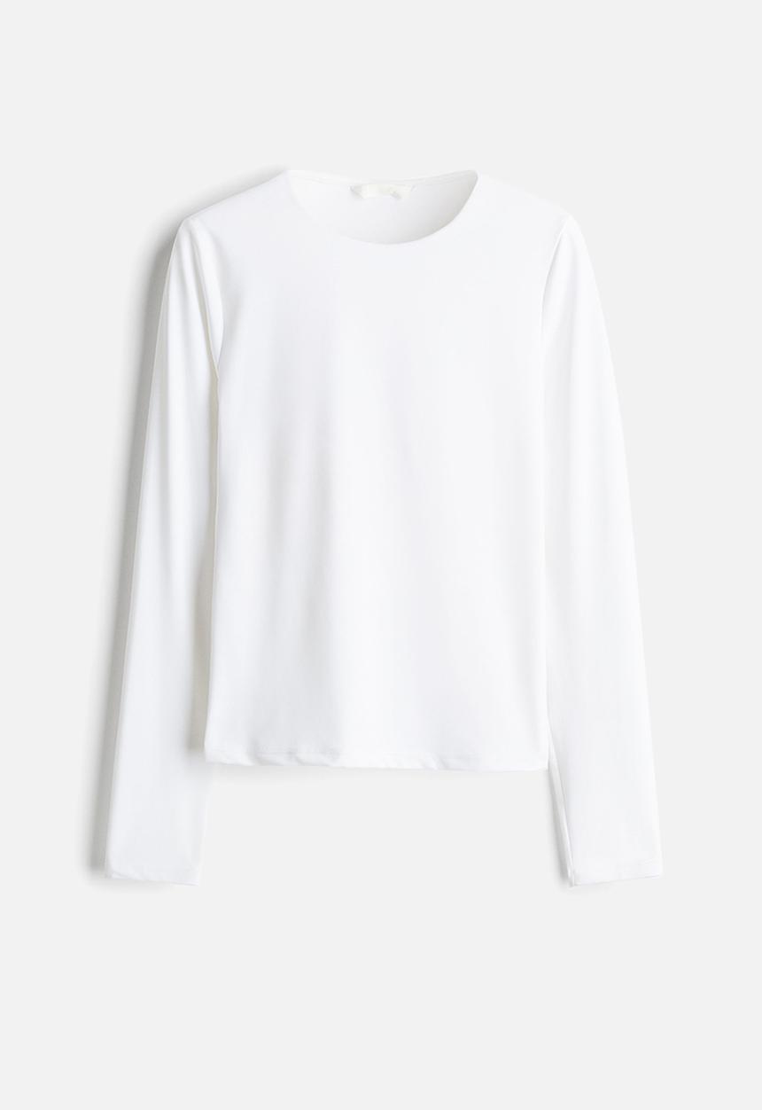 H&M - Jersey top - white
