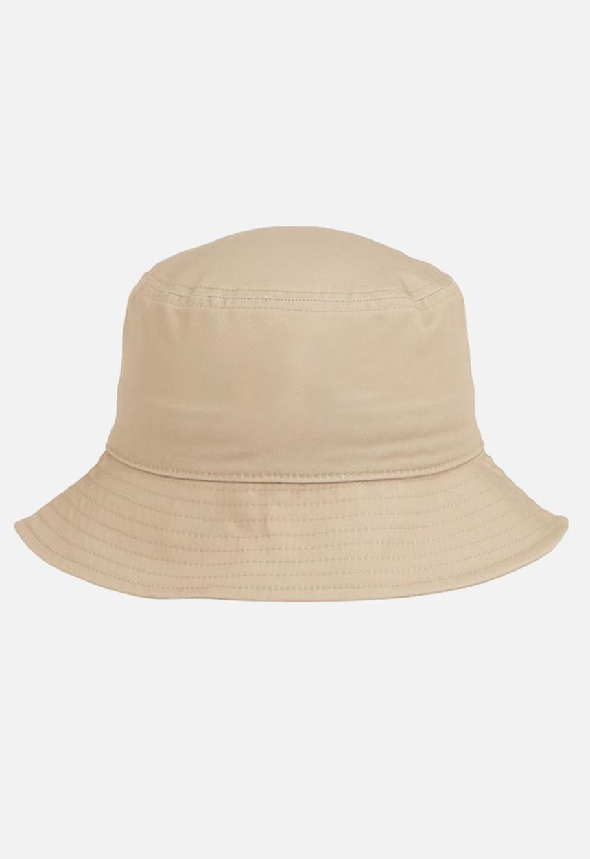 Calvin Klein - Mono logo print bucket hat - crockery