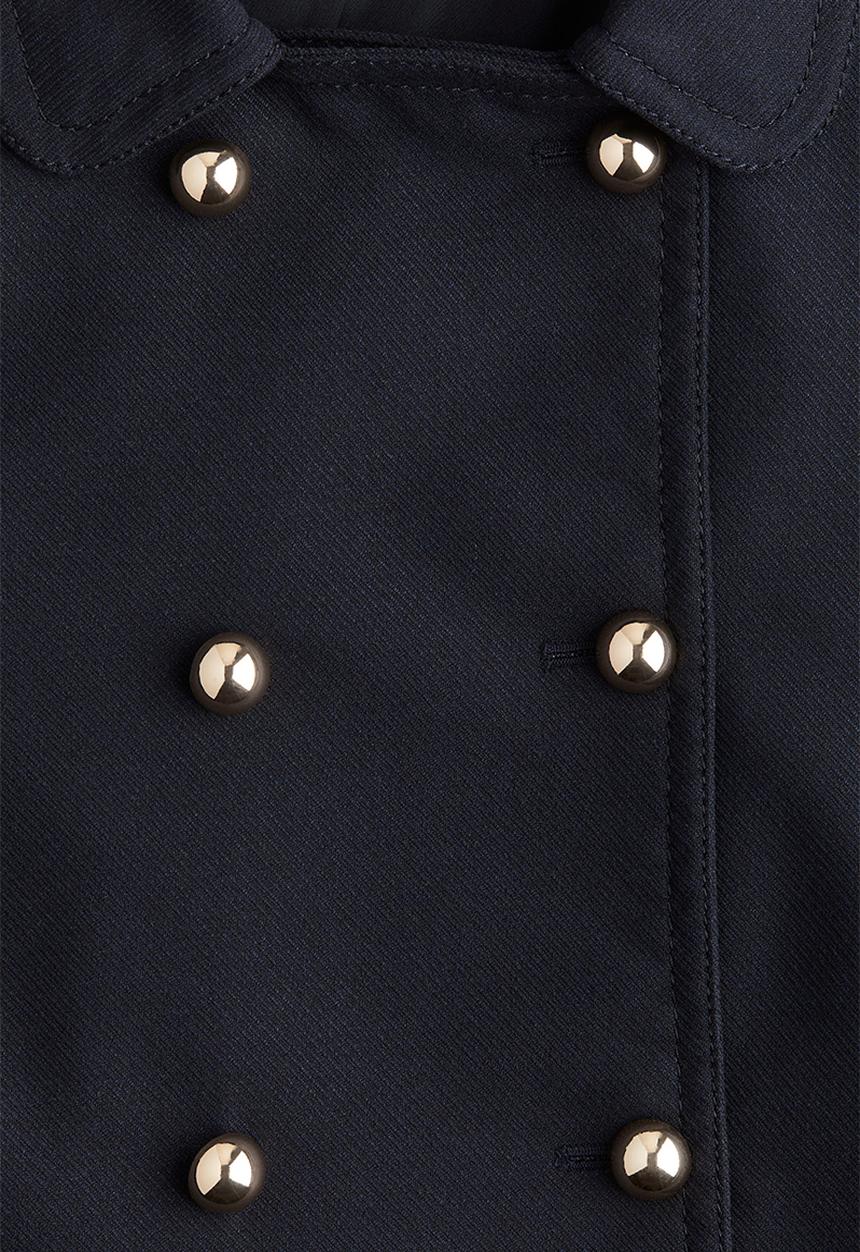 H&M - Double-breasted jacket - navy blue