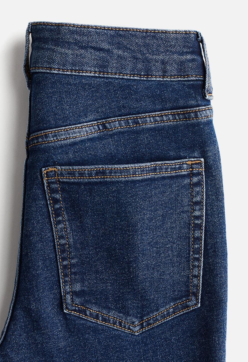 H&M - Skinny high jeans - dark denim blue