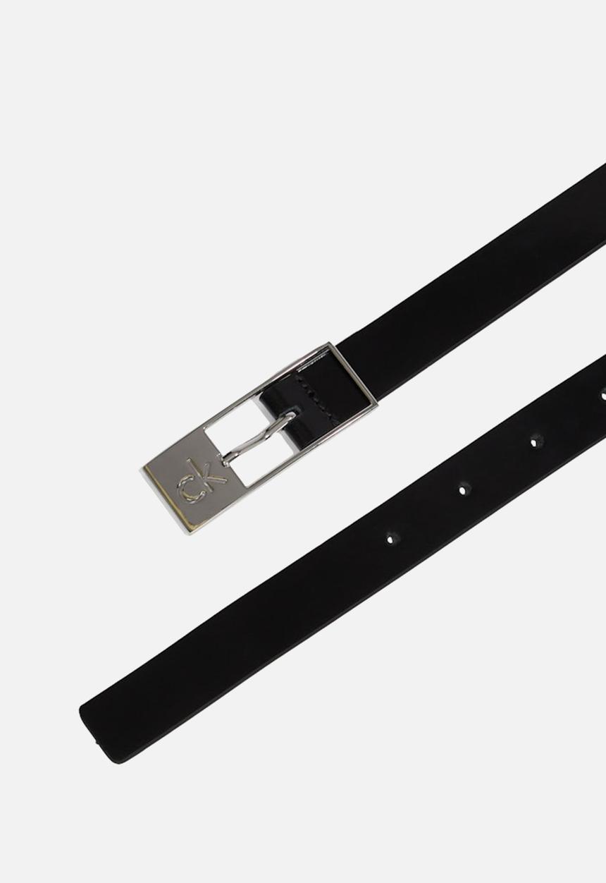 Calvin Klein - Ck cut square buckle 2.0 shiny - pvh black