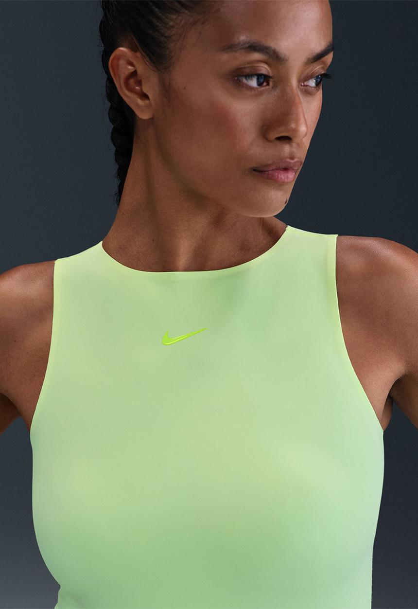 Nike - Nike Dri fit Tank Bodysuit - Barely Volt/Volt Ice