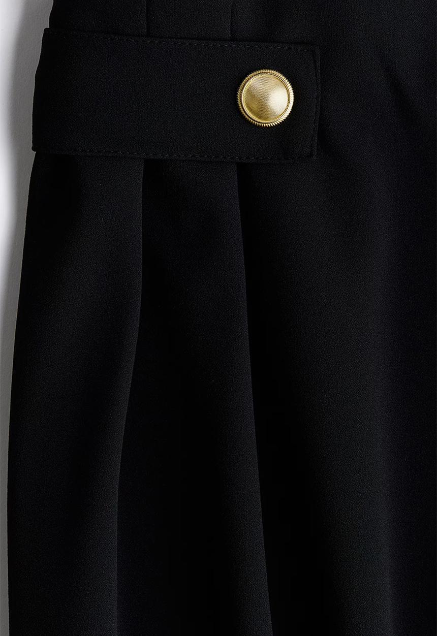 H&M - Tailored jersey trousers - black