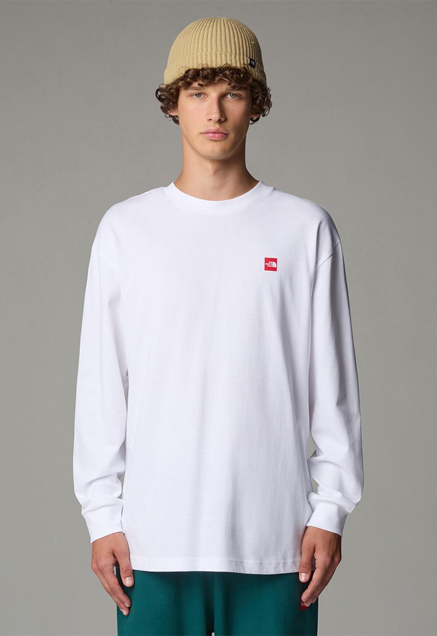 U Axys Oversized L/S Tee - TNF White