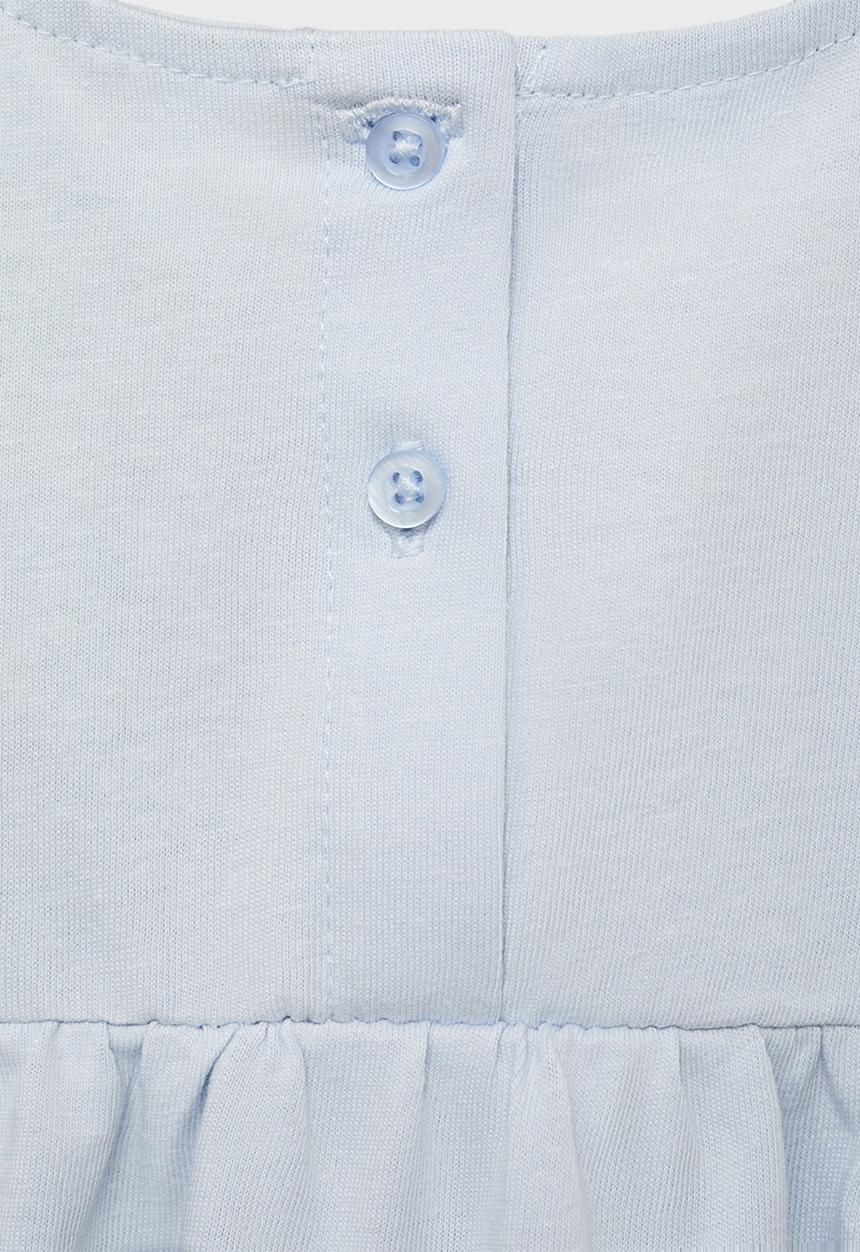 MANGO - T-shirt anita - light pastel blue