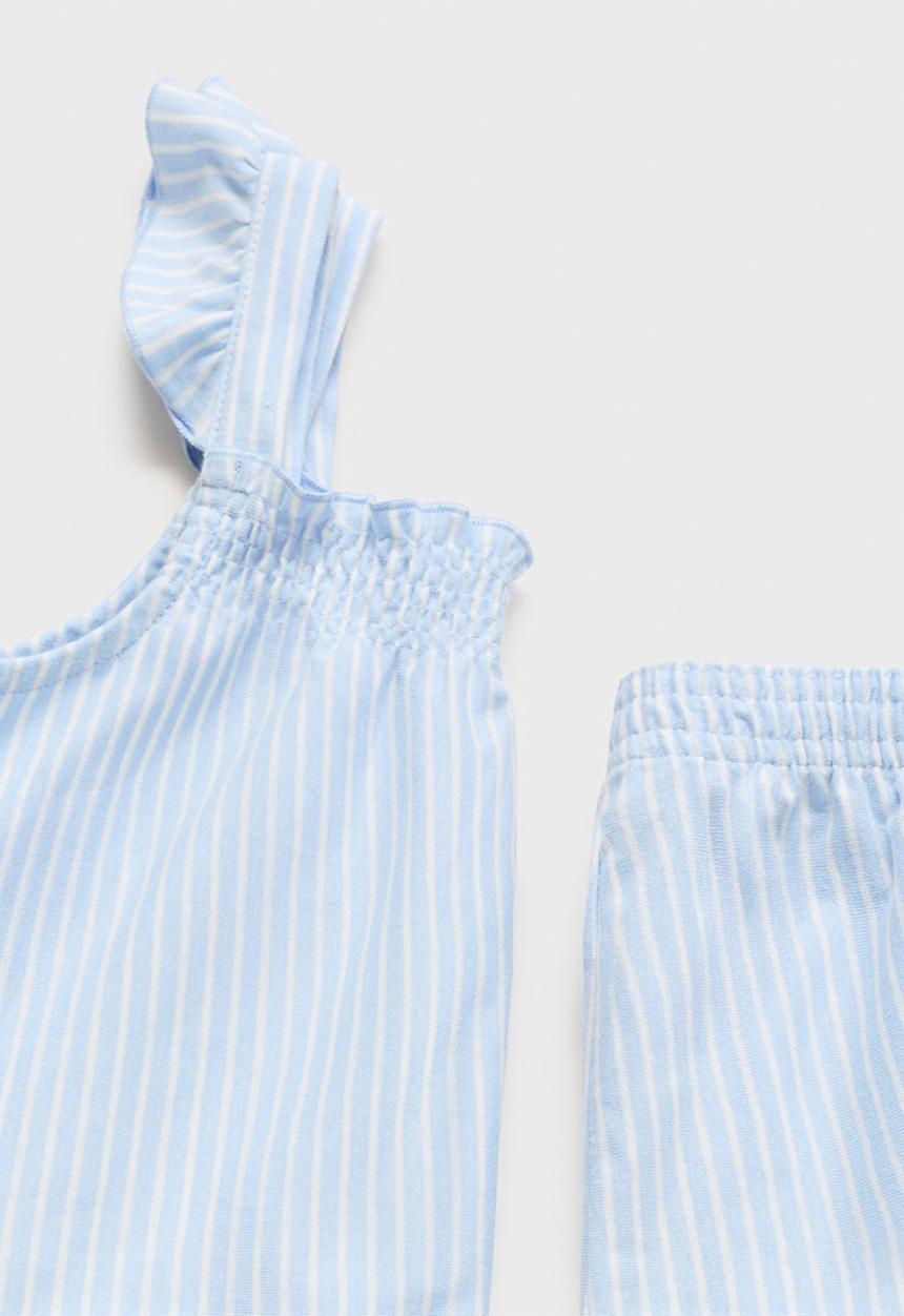 MANGO - Pyjama zulib - light pastel blue