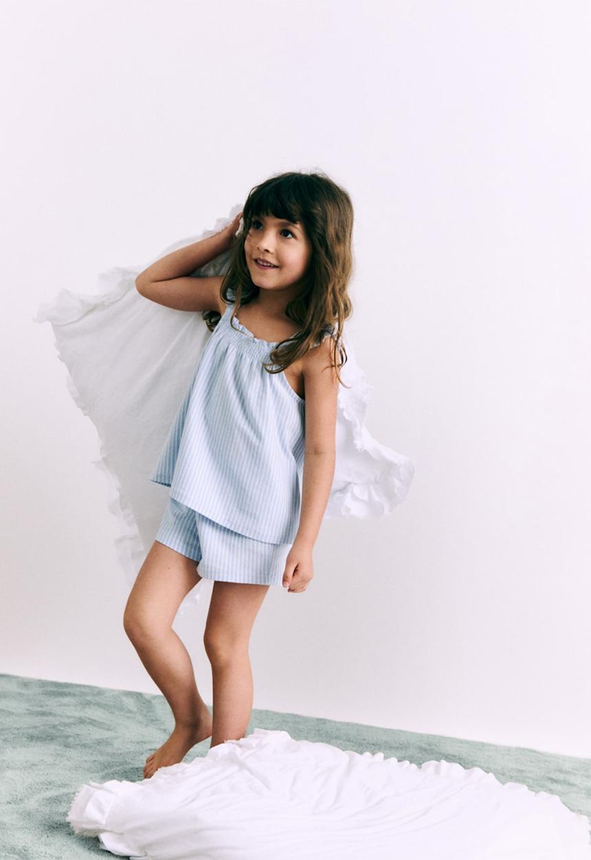 MANGO - Pyjama zulib - light pastel blue
