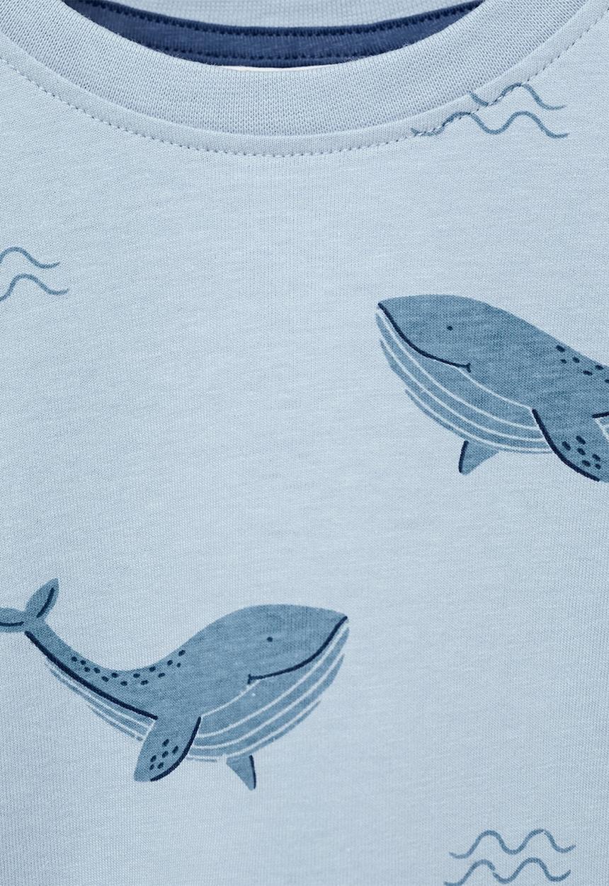MANGO - Pyjama whale - medium blue