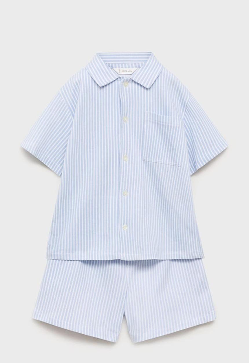 MANGO - Pyjama napb - light pastel blue
