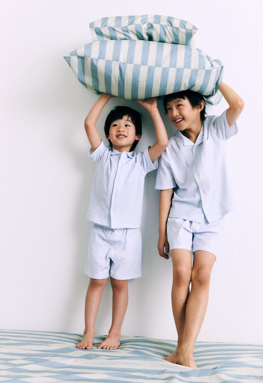 MANGO - Pyjama napb - light pastel blue